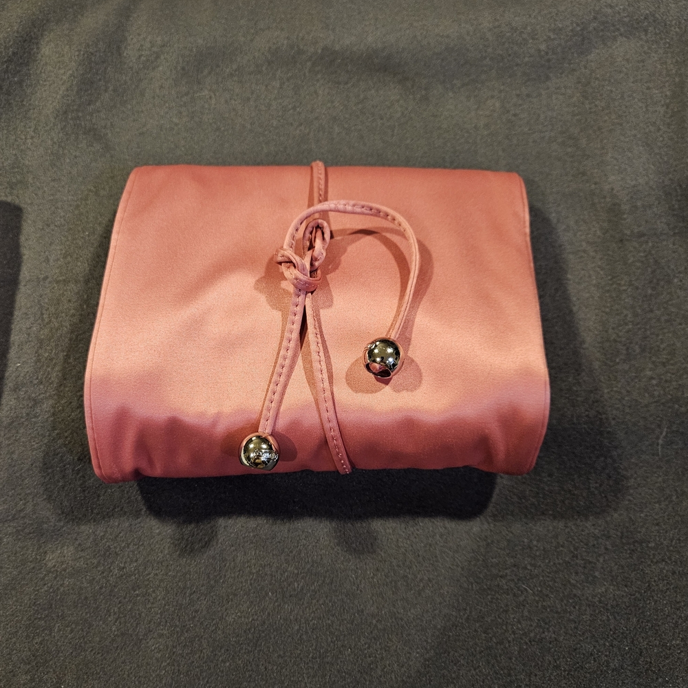Coach Pink Satin Jewelry Case